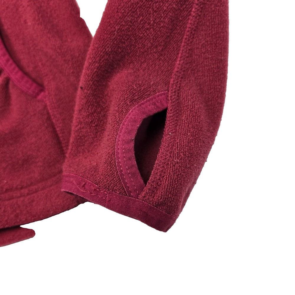 The North Face Womens S Small Full Zip Fleece Jacket Red - Picture 3 of 5